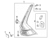 Diagram for Volvo XC60 Back Up Light - 32228915