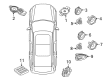 Diagram for Volvo Car Speakers - 31678734