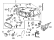 Diagram for Volvo Headlight Bulb - 989829