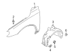 Diagram for Volvo XC70 Wheelhouse - 31353951