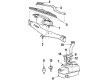 Diagram for Volvo 850 Windshield Washer Fluid Reservoir - 9151142