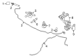 Diagram for Volvo Windshield Washer Hose - 32282774