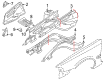 Diagram for Volvo Battery Tray - 8611926