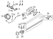 Diagram for Volvo C70 Door Latch Assembly - 8628226