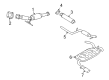 Diagram for Volvo V50 Exhaust Pipe - 8603599