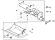 Diagram for Volvo Glove Box - 32348250
