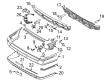 Diagram for Volvo V70 Spoiler - 39992369