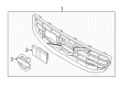 Diagram for Volvo Grille - 31383596