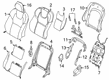Diagram for Volvo V60 Seat Cushion - 31467026
