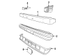 Diagram for Volvo 760 Bumper - 1325998