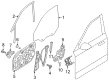 Diagram for Volvo S90 Window Run - 31108861