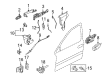 Diagram for Volvo Exterior Door Handle - 30699553