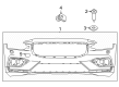 Diagram for Volvo V60 Bumper Cover - 39796263