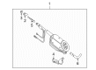 Diagram for Volvo S40 Antenna Mast - 3345775
