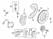 Diagram for Volvo Brake Caliper Repair Kit - 36013026