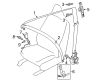 Diagram for Volvo S60 Seat Belt - 39800484