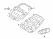 Diagram for Volvo V60 Interior Lights - 32289774