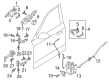Diagram for Volvo V90 Cross Country Door Latch Cable - 31322394