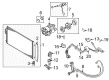 Diagram for Volvo A/C Hose - 30630820