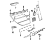 Diagram for Volvo 960 Pillar Panels - 1365289