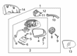 Diagram for Volvo S90 Car Mirror - 31424678