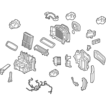 Volvo 31497561 A/C & Heater Assembly