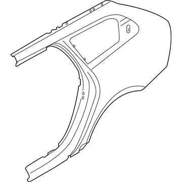 Volvo 31675857 Quarter Panel, Driver Side