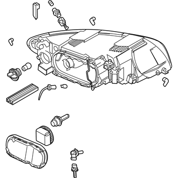 Volvo S40 Daytime Running Lights - 30744680
