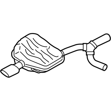 Volvo XC70 Muffler - 31452573