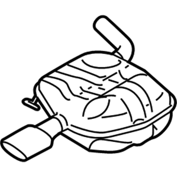 Volvo XC70 Muffler - 31452574