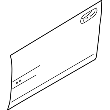 Volvo 30661178 Outer Panel, Driver Side