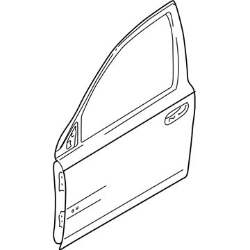 Volvo 30649109 Door Shell, Front Driver Side