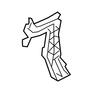 Volvo 31663000 Side Bracket, Driver Side