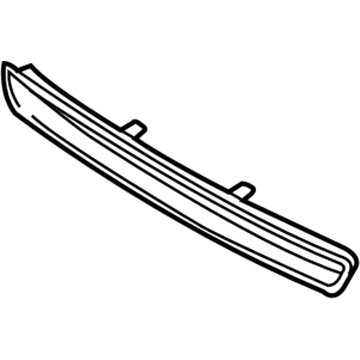 Volvo 30695596 Center Grille, Black