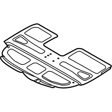 Volvo 8625166 Spare Tire Panel