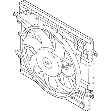 Volvo Cooling Fan Assembly - 31493262