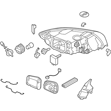 Volvo S40 Daytime Running Lights - 31214754