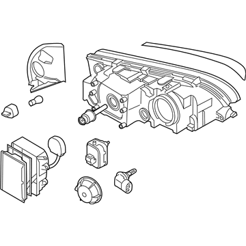 Volvo S80 Headlight - 31446843