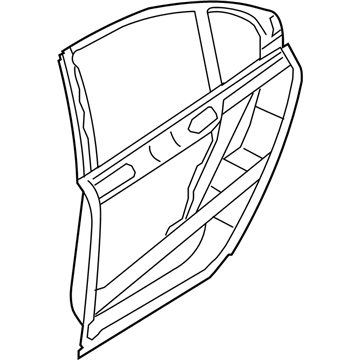 Volvo 32228892 Door Shell, Rear