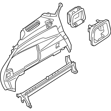 2015 Volvo V60 Pillar Panels - 39849223