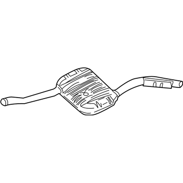 Volvo S70 Muffler - 31372155