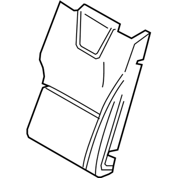 Volvo 31263001 Seat Back Pad, Driver Side