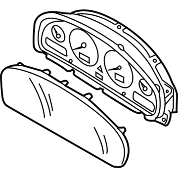 2012 Volvo XC90 Instrument Cluster - 36002768