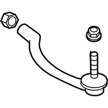 Volvo 31302344 Outer Tie Rod, Driver Side