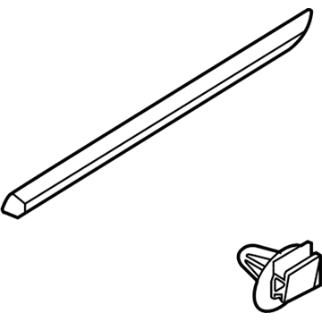 2008 Volvo V70 Door Moldings - 39884205