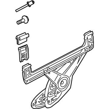 Volvo V50 Window Regulator - 31253515