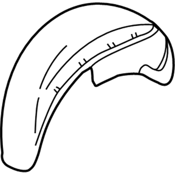 Volvo XC70 Fender Splash Shield - 8684285