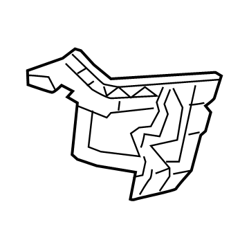 Volvo 31455999 Side Bracket, Passenger Side