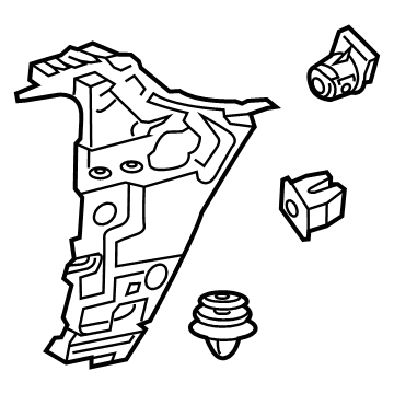 Volvo 31425224 Side Bracket, Passenger Side