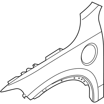 2020 Volvo XC90 Fender - 31651676